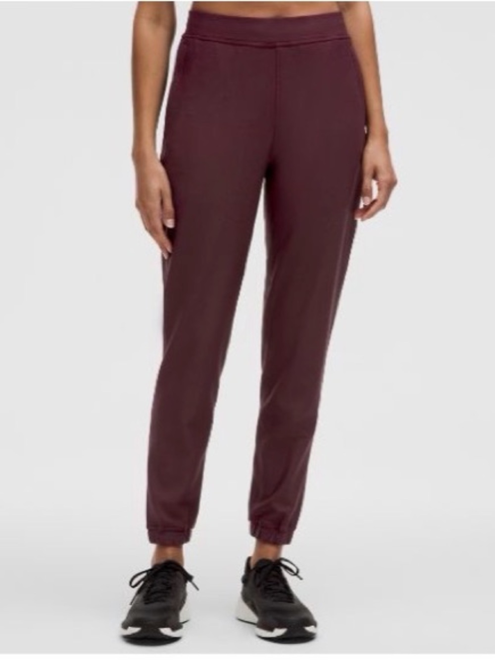lululemon athletica Adapred State full length fleece jogger garnet